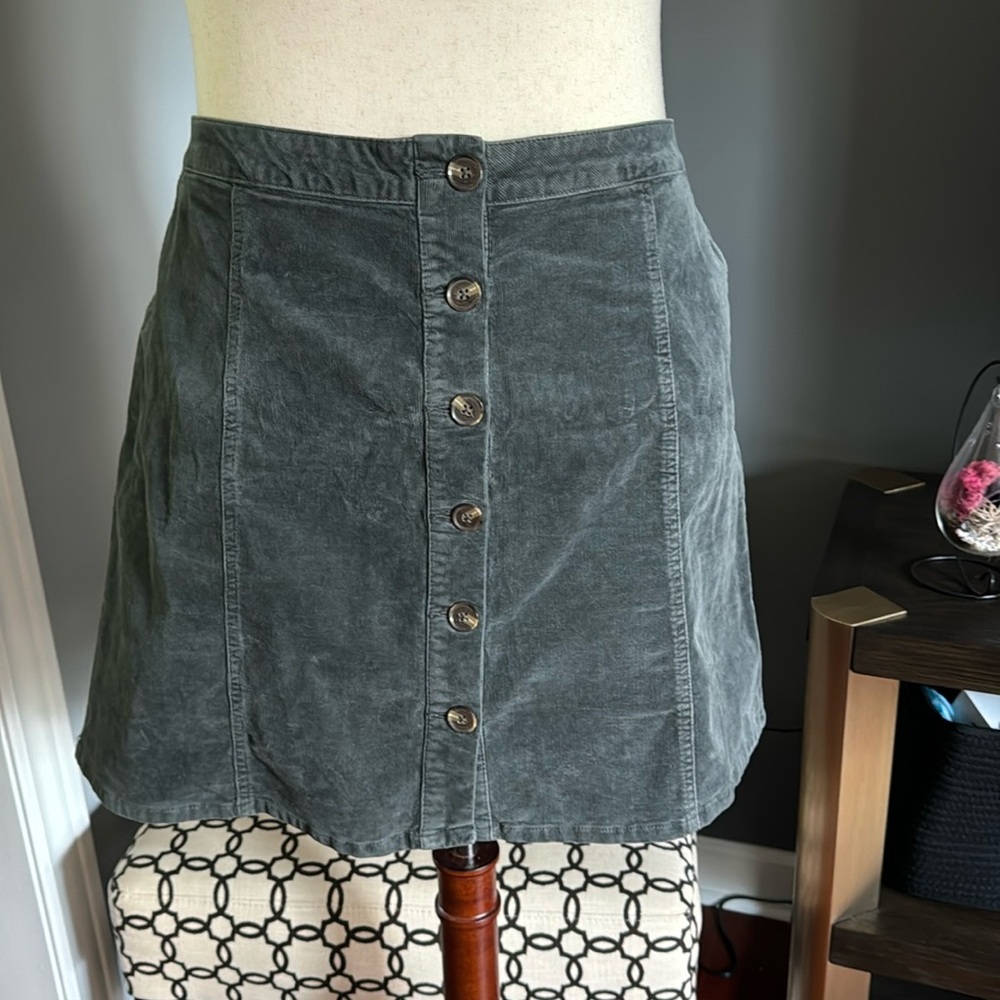 Maurices Gray Corduroy Skiet